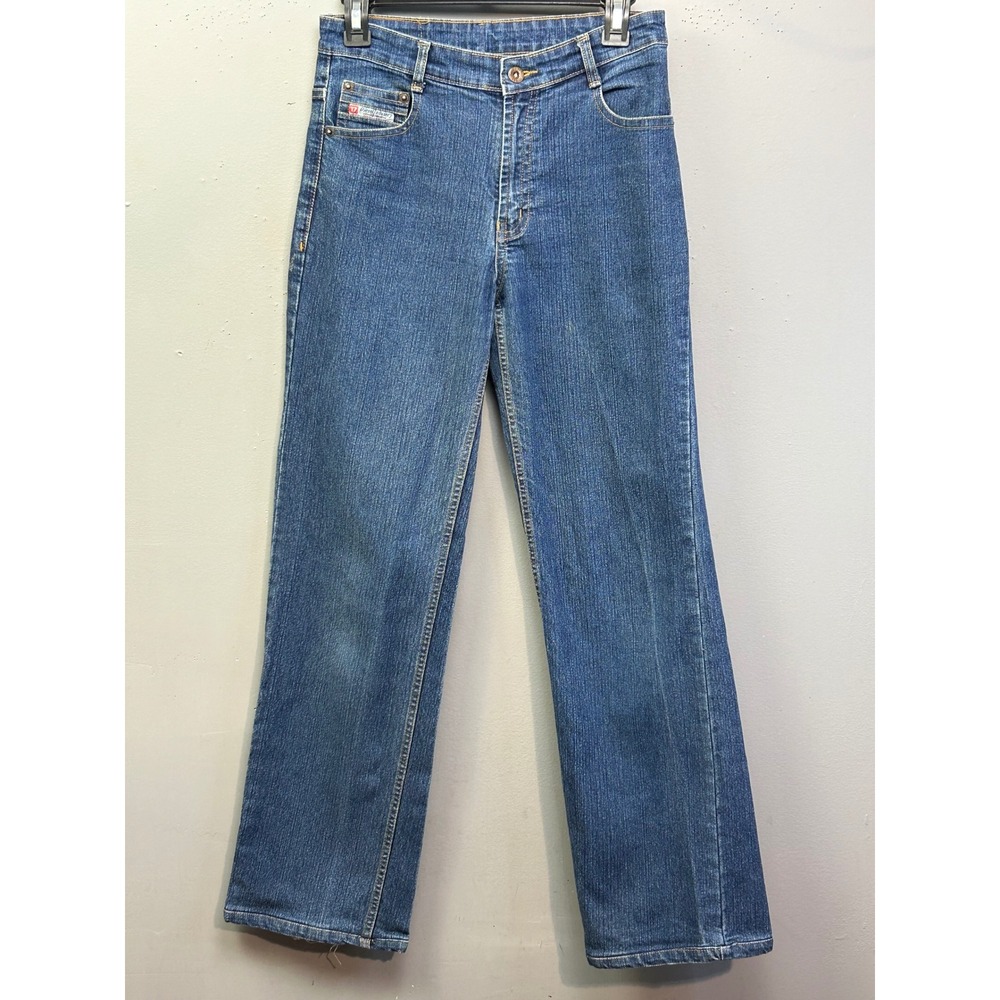 Diesel Jeans Women 30 Blue Straight Leg Denim Mid Rise Vintage Casual Industry